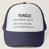 FUNCLE Onkel Geschenk Funny Joke Truckerkappe (Vorderseite)