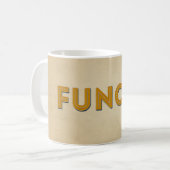 Funcle Retro inspirierte Typografie Kaffeetasse (Vorderseite Links)