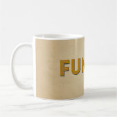 Funcle Retro inspirierte Typografie Kaffeetasse (Links)