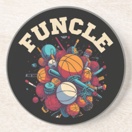 FUNCLE - The Fun Uncle Sports Equipment Whirlwind Getränkeuntersetzer