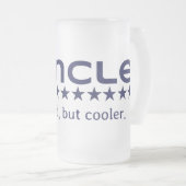 Funcle: Wie Vater aber cooler! Mattglas Bierglas (VorderseiteRechts)