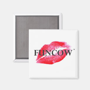 FUNCOW ROSA KUSS MAGNET