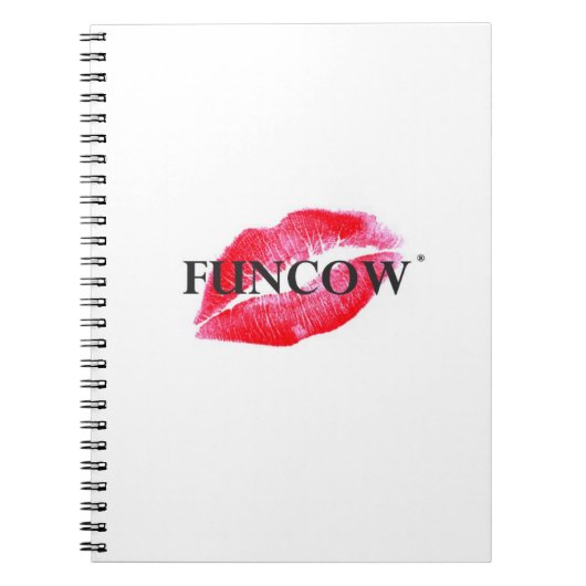 FUNCOW ROSA KUSS NOTIZBLOCK (Vorderseite)