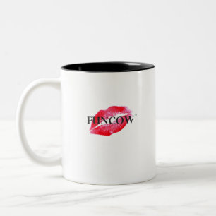 FUNCOW ROSA KUSS ZWEIFARBIGE TASSE