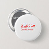 Functional Definition Funny Joke-Geschenk für Onke Button (Vorne & Hinten)