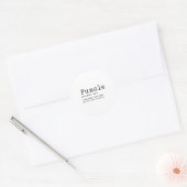 Functional Definition Funny Joke-Geschenk für Onke Runder Aufkleber (Umschlag)
