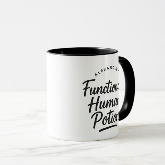 Functional Human Personal Gift Coffee Tasse (VorderseiteRechts)