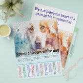 Fund Hund Flyer (Vorderseite & Rückseite)