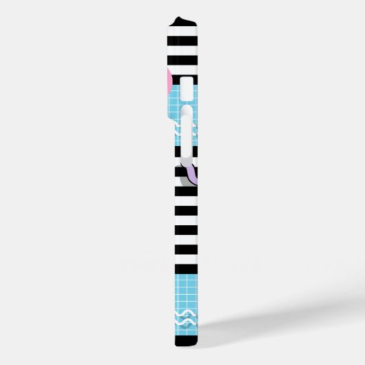 Funda De Case-Mate Para iPhone Memphis Party Hülle (Rückseite / Links)