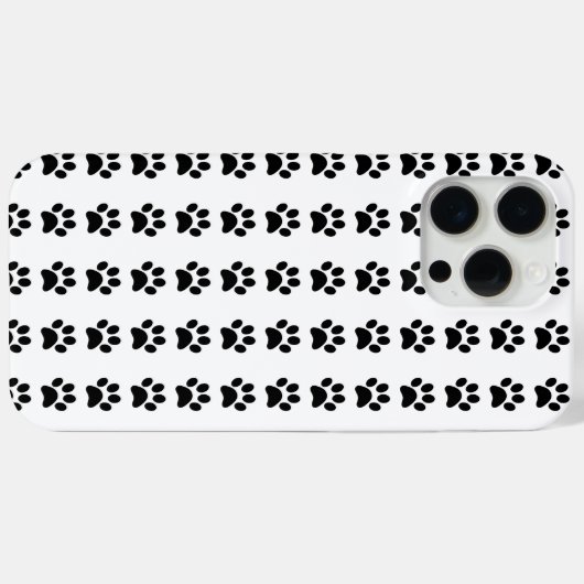 Funda de celular huella de gato  Case-Mate iPhone hülle (Rückseite (Horizontal))