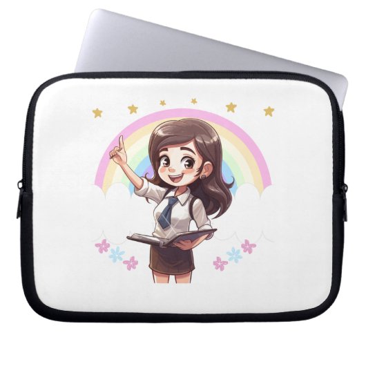 Funda de laptop para profesoras laptopschutzhülle (Vorderseite)