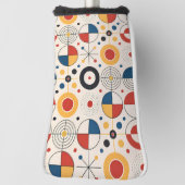 Funda de palo de golf diseño geométrico headcover (Rotieren 90)