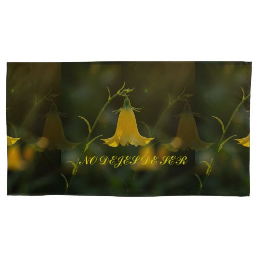 Funda Flor Campana Amarilla Kissenbezug (Vorderseite)