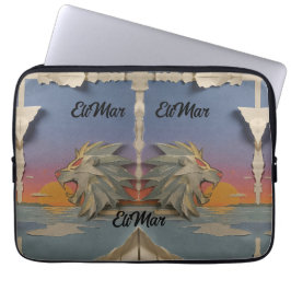 Funda Laptop 13" Neopreno León Rugiendo Papcut Laptopschutzhülle