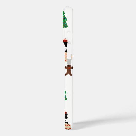 Funda Navidad Doodle  Case-Mate iPhone Hülle (Rückseite / Links)