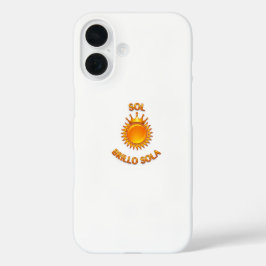 Funda para iPhone 16 Sol Brillo Sola – Protección  Hülle