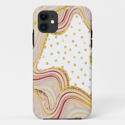 Funda para iPhone / iPad estilo mármol con lunares Case-Mate iPhone Hülle (Rückseite)