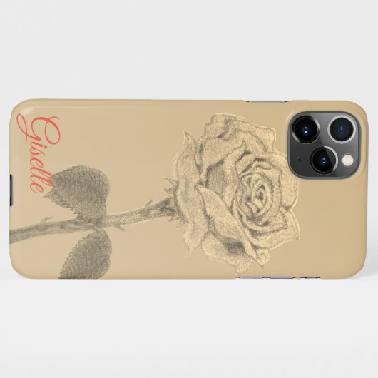 Funda Para iPhone rose iPhone Hülle (Rückseite (Horizontal))