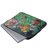 funda para laptop con diseño de flores laptopschutzhülle (Vorne Knopf)