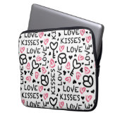 Funda para laptop estilo romántico moderno laptopschutzhülle (Vorderseite Links)