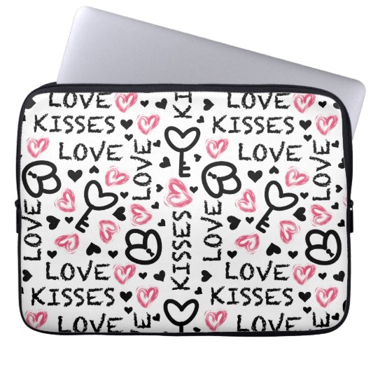Funda para laptop estilo romántico moderno laptopschutzhülle (Vorderseite)