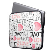 Funda para laptop Romantic Modern Laptopschutzhülle (Vorderseite Links)