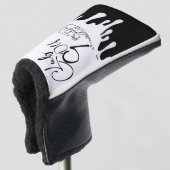 Funda para palo de golf con el golfista gracioso headcover (3/4 Vorderseite)