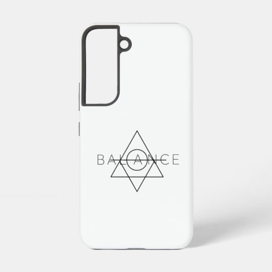 Funda Samsung S22 ‘Keep Going’ – minimalista  Galaxy Hülle (Rückseite)