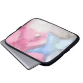 Fundamentärmel blau_10 laptopschutzhülle (Vorne Knopf)