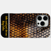 Funde im Freien: detaillierte Schlangenmuster Case-Mate iPhone Hülle (Rückseite (Horizontal))