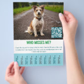 Fundhund Vorlage tab Flyer (Hand)