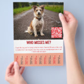 Fundhund-Vorlage Tippen  Flyer (Hand)