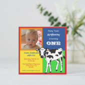 Fundierte Foto-Einladung Einladung (Stehend Vorderseite)