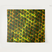 Fundo com imagem verde sob grade dourada? Largos. Wandteppich (Vorderseite (Horizontal))