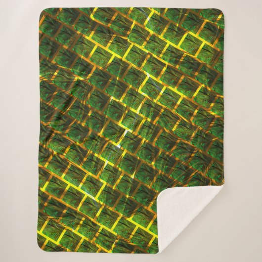 Fundo com imagem verde sob grade dourada? sherpadecke (Vorderseite)