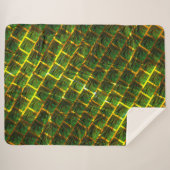 Fundo com imagem verde sob grade dourada? sherpadecke (Vorderseite (Horizontal))