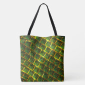 Fundo com imagem verde sob grade dourada? tasche (Rückseite)