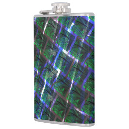 Fundo com imagem verde sob grade escura? flachmann