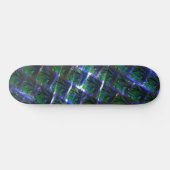 Fundo de imagem verde sob grade escura? skateboard (Horizontal)