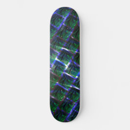 Fundo de imagem verde sob grade escura? skateboard