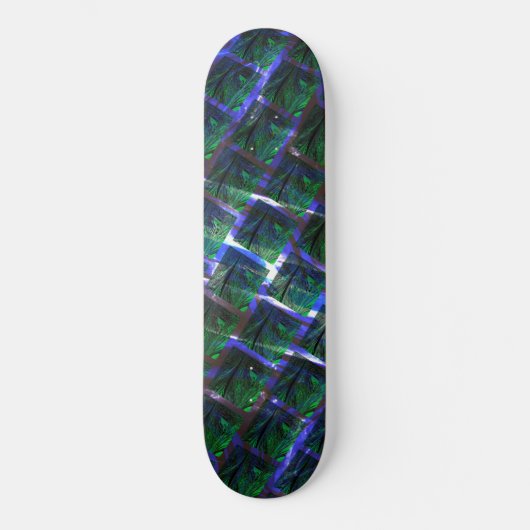 Fundo de imagem verde sob grade escura? skateboard (Vorderseite)