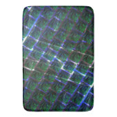 Fundo de imagem verde sob grade flutuando? badematte (Vorderseite Vertikal)