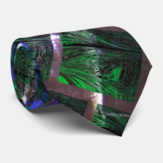 Fundo de imagem verde sob grade flutuante? krawatte (Gerollt)