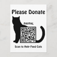 Fundraiser Animal Shelter QR Code Spenden