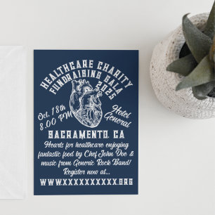 Fundraiser der Vintagen Wohltätigkeit Einladung