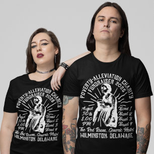 Fundraiser für die Armutsbekämpfung nach Vintagem  T-Shirt