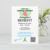 Fundraiser für Herztransplantationsvorteile Einladung (Stehend Vorderseite)