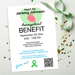 Fundraiser für Herztransplantationsvorteile Einladung