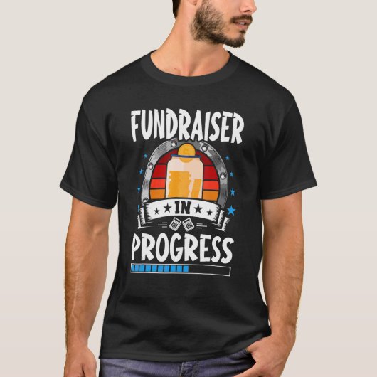 Fundraiser In Progress Trainee Student T-Shirt (Vorderseite)