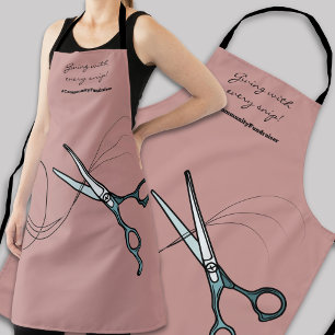Fundraiser mit jeder Snip Pink-Schürze Schürze